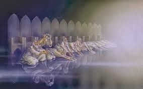 24 ancianos alabando al senor